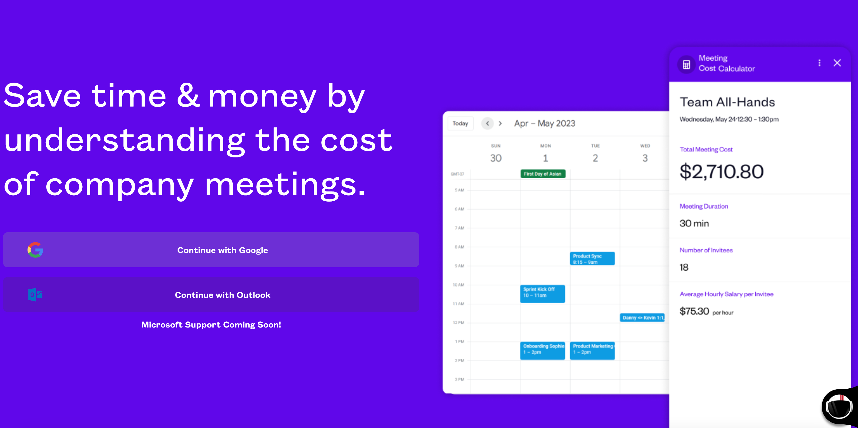 How Meeting Cost Calculator earns